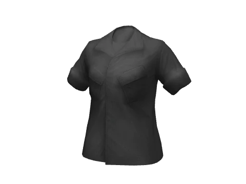 Black Rolled Shirt
