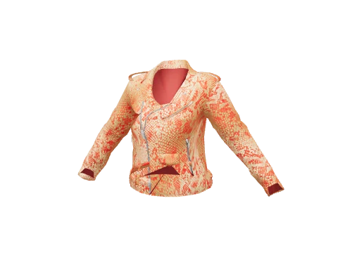 Red Serpent Leather Jacket