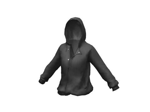 Black Hooded Jacket