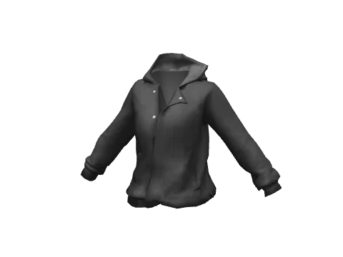 Black Hooded Jacket