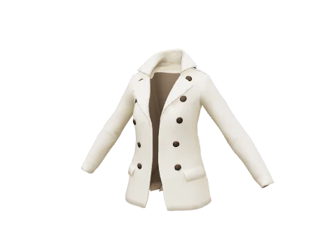 Cream Peacoat