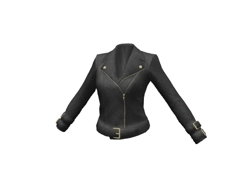 Padded Leather Jacket