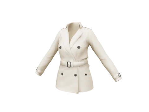 Cream Trench Coat