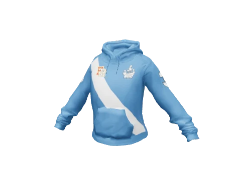 Blue Flying Bravo Hoodie