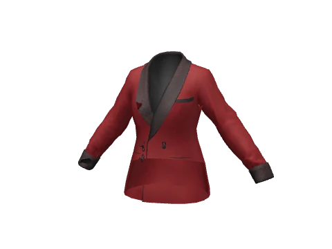 Red Smoking Jacket
