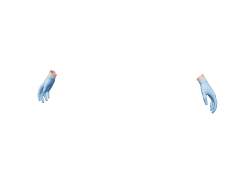 Blue Surgical Gloves