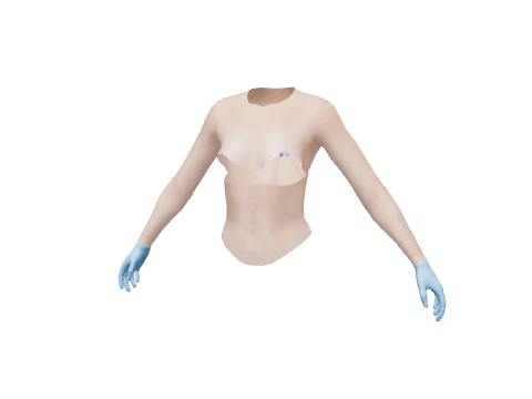 Blue Surgical Gloves