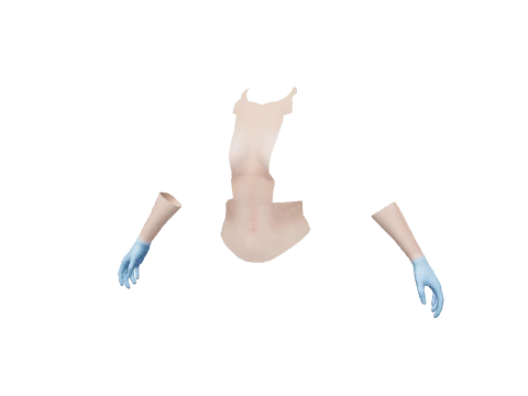 Blue Surgical Gloves