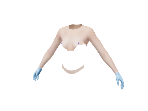 Blue Surgical Gloves