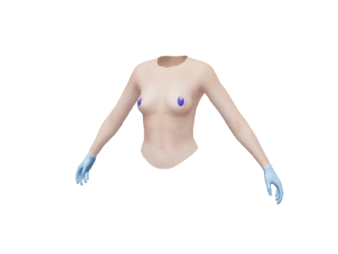 Blue Surgical Gloves