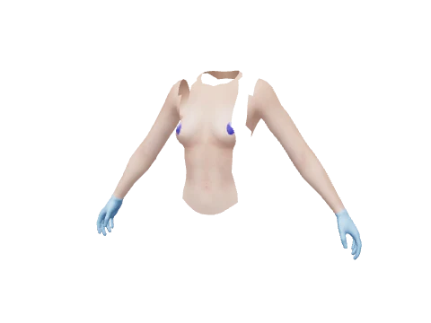 Blue Surgical Gloves