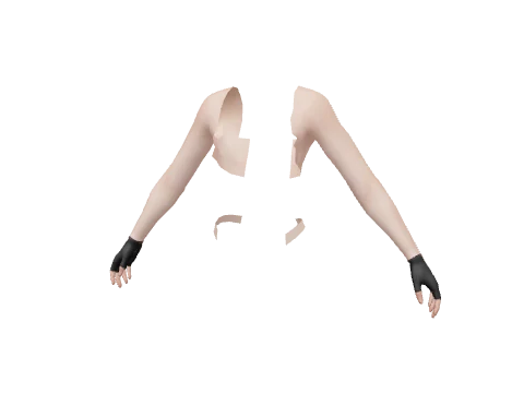 Black Fingerless Gloves
