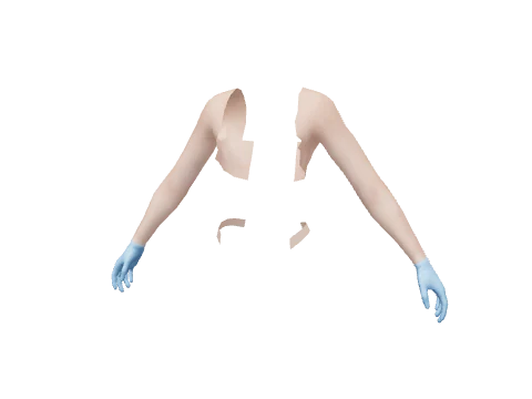 Blue Surgical Gloves
