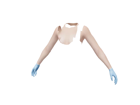 Blue Surgical Gloves