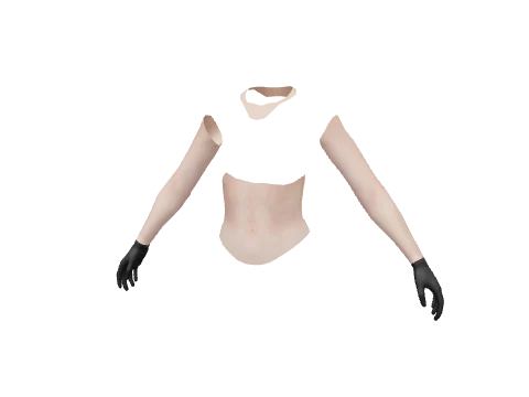 Black Woolen Gloves