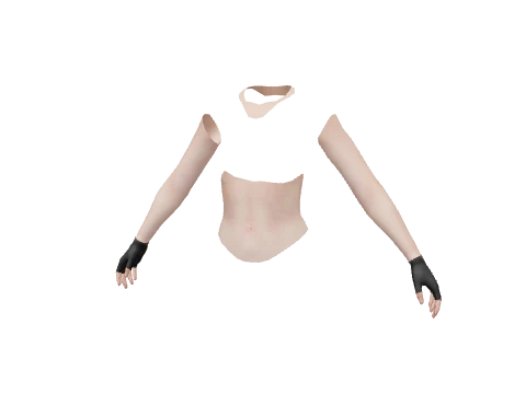 Black Fingerless Gloves