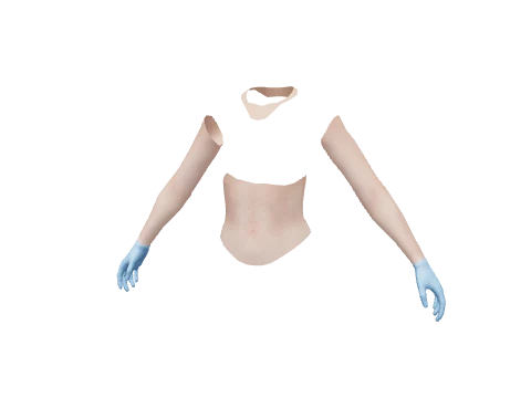 Blue Surgical Gloves