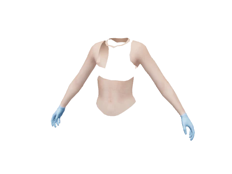 Blue Surgical Gloves