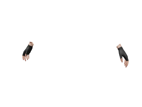 Black Wool Gloves