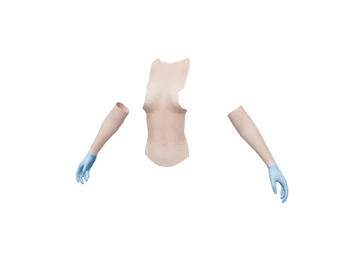 Blue Surgical Gloves