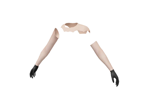 Black Leather Gloves