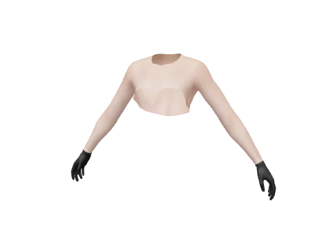 Black Leather Gloves