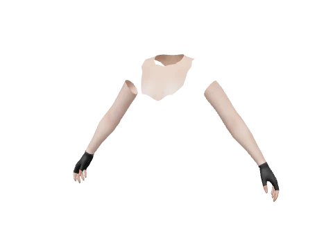 Black Fingerless Gloves