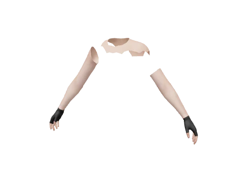 Black Fingerless Gloves