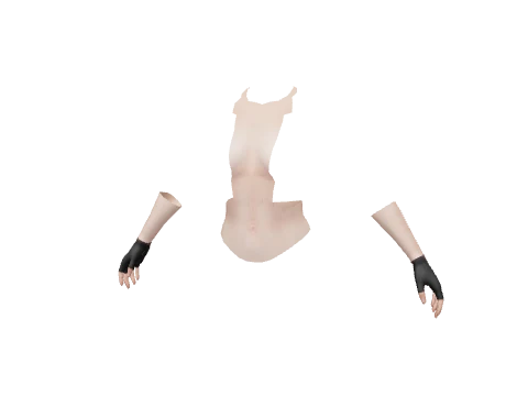 Black Fingerless Gloves