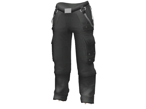Black Chain Pants