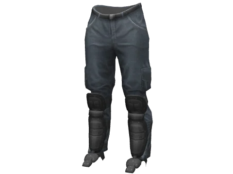 Dark Gray Guarded Cargos