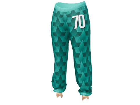 Teal Manor Cuffed Sweats