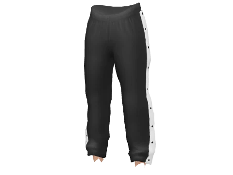 Black Snap Joggers