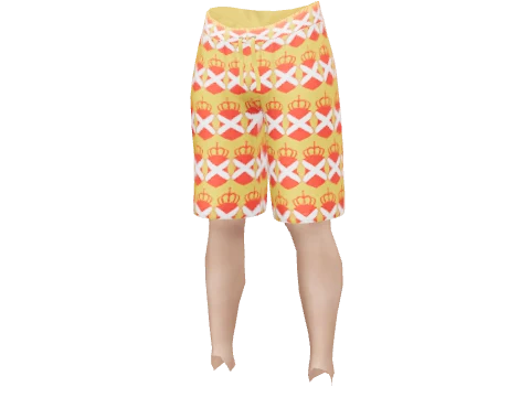 Gold Pisswasser Shorts