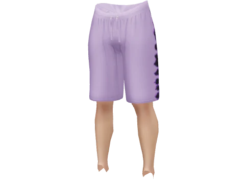 Lilac Tie-Dye Bigness Shorts