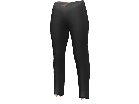 Black Regular Suit Pants
