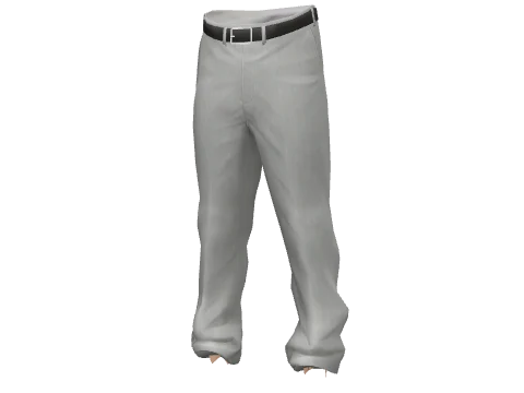 Gray Scruffy Suit Pants