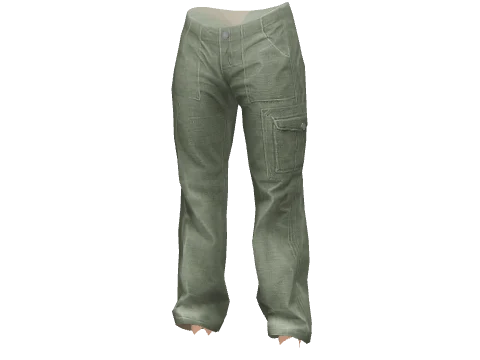 Khaki Baggy Cargo