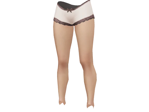 Nude Silk Lace Panties