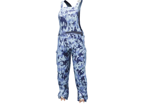 Blue Digital Overalls
