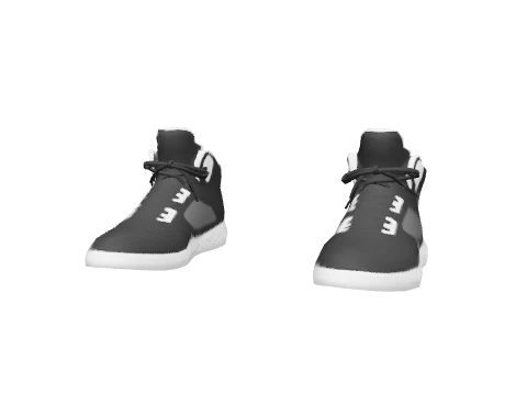 Black Hi Top 69 Sneakers