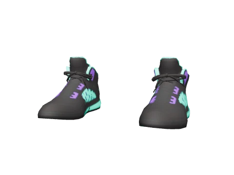 Cyan Güffy Hi Top Sneakers