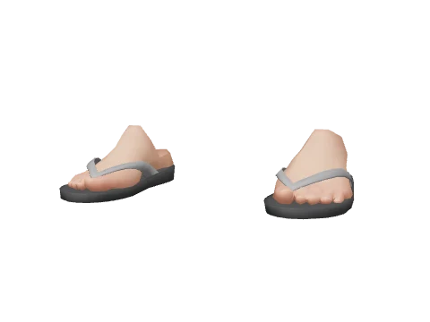 Charcoal Flip-Flops