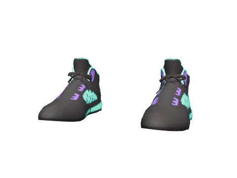 Cyan Güffy Hi Top Sneakers
