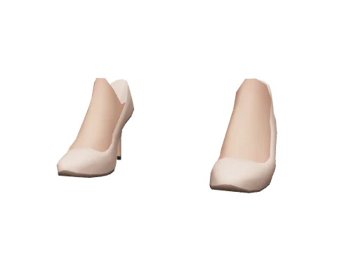 Nude Rounded Heels