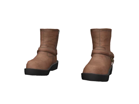Tan Harness Boots