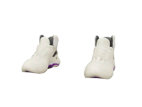 Purple Flash Retro Runners