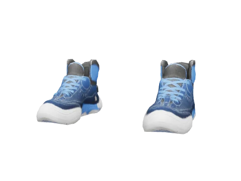 Blue Retro Sneakers