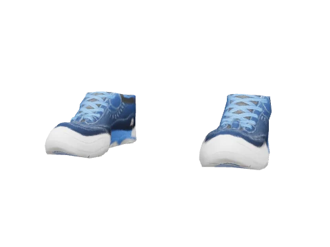Blue Retro Sneakers