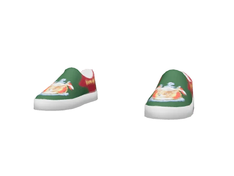 Green FB Slipper Loafers